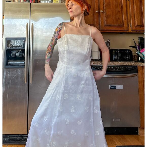 Jessica McClintock Gunne Sax Millenium 2000 Dress Size 11 GUC - Picture 5 of 7